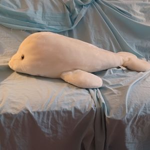 Jumbo Seal Haarp Baby Seal Plush seaworld Stuffed animal toy